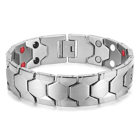 Dr. Magnetic DRM25 Bracelet - Stainless Steel - Silver - Men