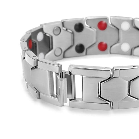 Dr. Magnetic DRM25 Bracelet - Stainless Steel - Silver - Men