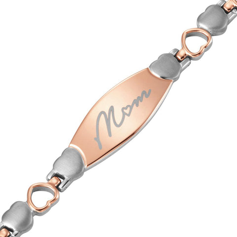 Dr. Magnetic DRM38 Bracelet - Stainless Steel - Rose Gold - Women
