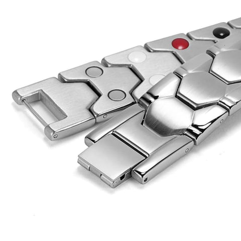 Dr. Magnetic DRM25 Bracelet - Stainless Steel - Silver - Men