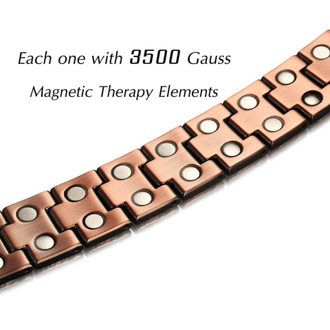 Dr. Magnetic DRM45 Bracelet - Red Copper - Men