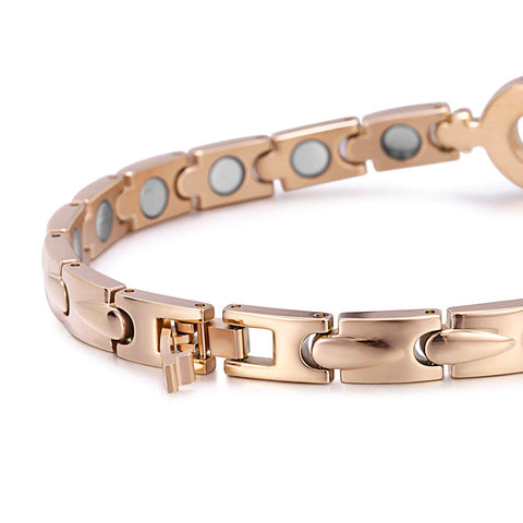 Dr. Magnetic DRM35 Bracelet - Stainless Steel - Rose Gold - Women