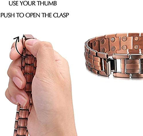 Dr. Magnetic DRM45 Bracelet - Red Copper - Men