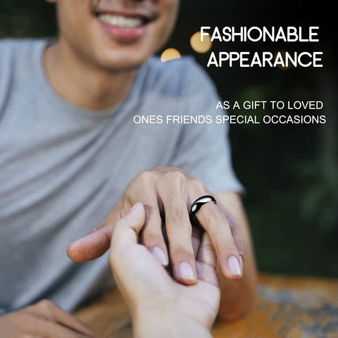 Dr. Magnetic DRM11 Ring - Hematite - Unisex  (Pack of 2 Pcs)