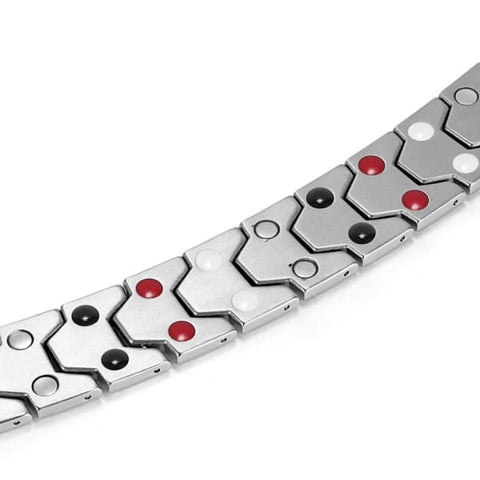 Dr. Magnetic DRM25 Bracelet - Stainless Steel - Silver - Men