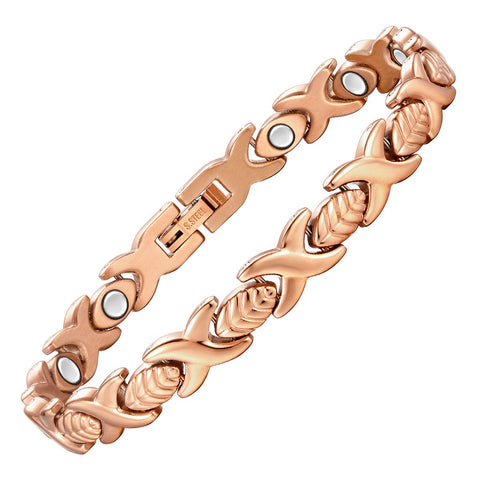 Dr. Magnetic DRM36 Bracelet - Stainless Steel - Rose Gold - Women
