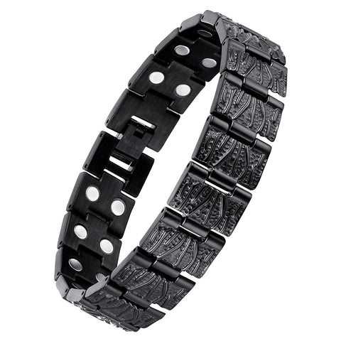 Dr. Magnetic DRM45 Bracelet - Stainless Steel - Black - Men