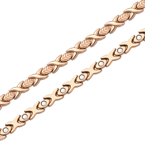 Dr. Magnetic DRM36 Bracelet - Stainless Steel - Rose Gold - Women