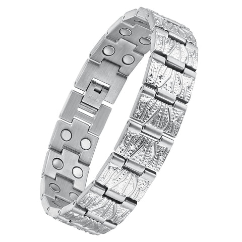 Dr. Magnetic DRM45 Bracelet - Stainless Steel - Silver - Men
