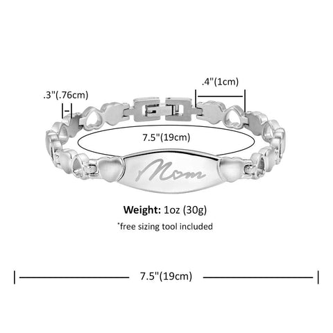 Dr. Magnetic DRM38 Bracelet - Stainless Steel - Silver - Women