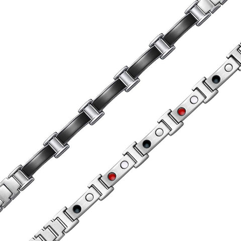Dr. Magnetic DRM10 Bracelet - Stainless Steel - Black - Men