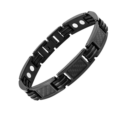 Dr. Magnetic DRM46 Bracelet - Stainless Steel - Black & Black - Men