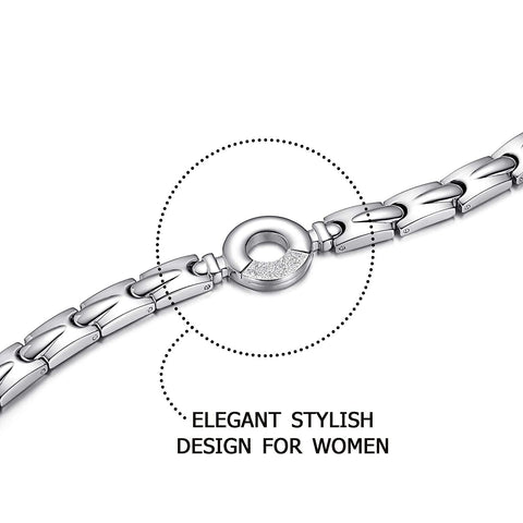 Dr. Magnetic DRM35 Bracelet - Stainless Steel - Silver - Women