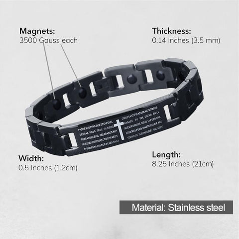 (Free Only Today) Dr. Magnetic DRM40 Bracelet - Stainless Steel - Men