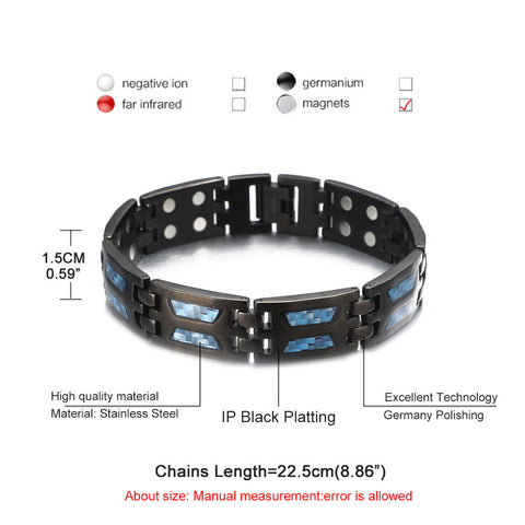 Dr. Magnetic DRM54 Bracelet - Stainless Steel - Men