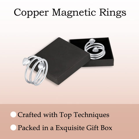 Dr. Magnetic DRM63 Ring - Stainless Steel - Women (Pack of 2 Pcs)