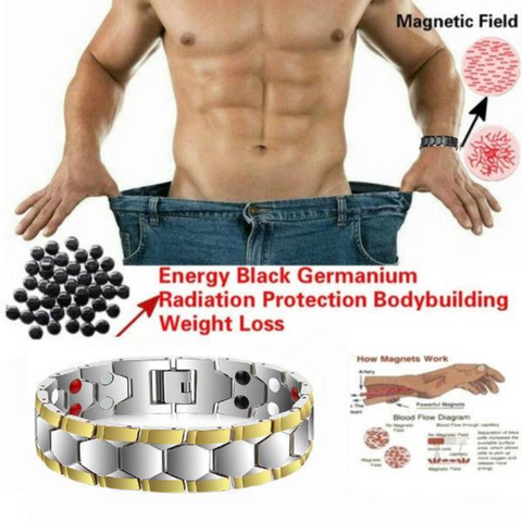 Dr. Magnetic DRM25 Bracelet - Stainless Steel - Men