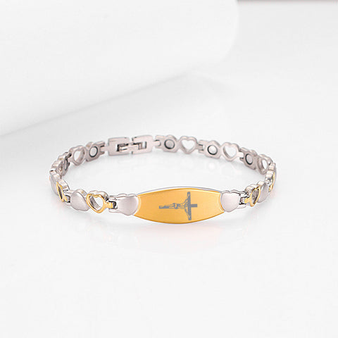 Dr. Magnetic DRM44 Bracelet - Stainless Steel - Gold - Women