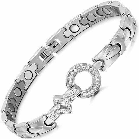 Dr. Magnetic DRM08 Bracelet - Stainless Steel - Silver - Women