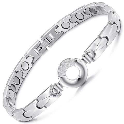 Dr. Magnetic DRM35 Bracelet - Stainless Steel - Silver - Women