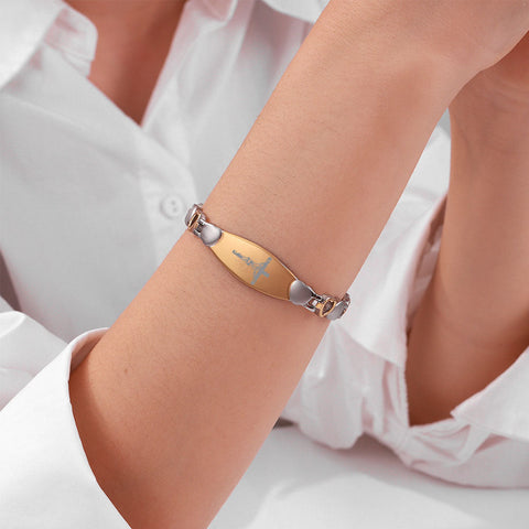 Dr. Magnetic DRM44 Bracelet - Stainless Steel - Gold - Women