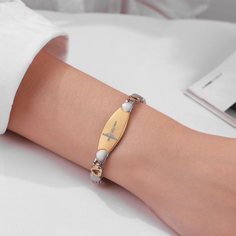 Dr. Magnetic DRM44 Bracelet - Stainless Steel - Gold - Women