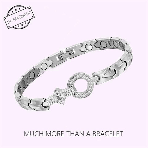 Dr. Magnetic DRM08 Bracelet - Stainless Steel - Women