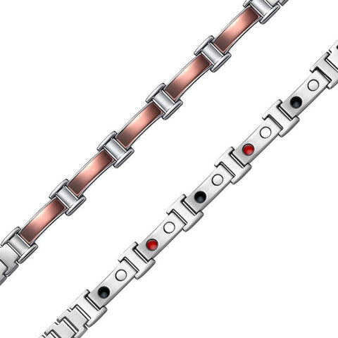 Dr. Magnetic DRM10 Bracelet - Stainless Steel - Brown - Men