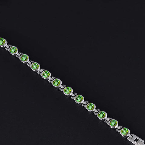 Dr. Magnetic DRM23 Bracelet - Stainless Steel - Birthstone - May - Women