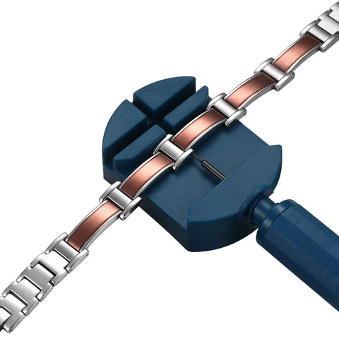 Dr. Magnetic DRM10 Bracelet - Stainless Steel - Brown - Men