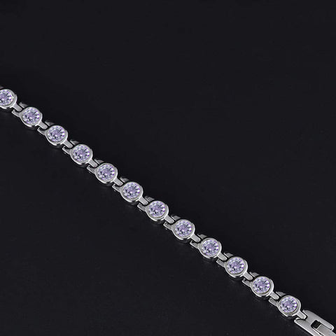Dr. Magnetic DRM23 Bracelet - Stainless Steel - Birthstone - June - Women