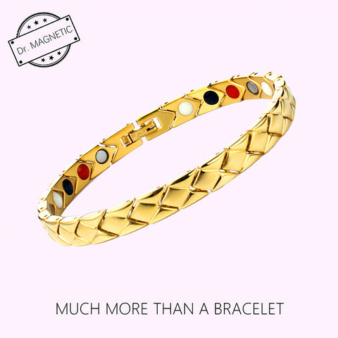 (Free Only Today) Dr. Magnetic DRM48 Bracelet - Stainless Steel - Women