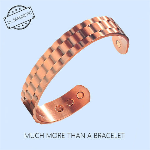 (Free Only Today) Dr. Magnetic DRM49 Bracelet - Stainless Steel | Copper - Men