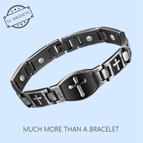 (Free Only Today) Dr. Magnetic DRM03 Bracelet - Stainless Steel | Copper - Men