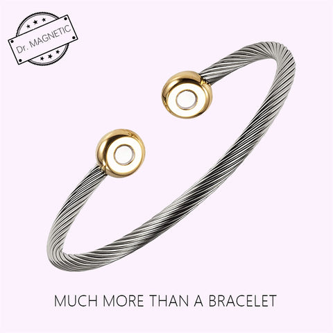 (Free Only Today) Dr. Magnetic DRM62 Bracelet - Stainless Steel - Women