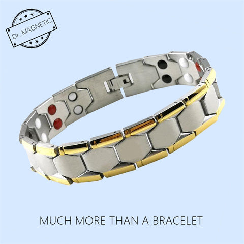 Dr. Magnetic DRM25 Bracelet - Stainless Steel - Men