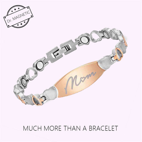 Dr. Magnetic DRM38 Bracelet - Stainless Steel - Rose Gold - Women