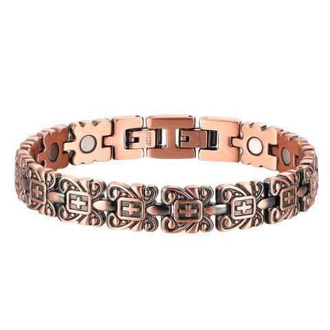 Dr. Magnetic DRM04 Bracelet - Red Copper - Men