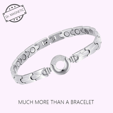 Dr. Magnetic DRM35 Bracelet - Stainless Steel - Silver - Women