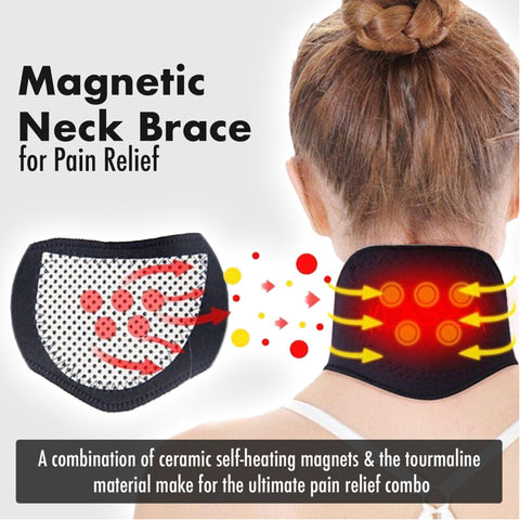 (Free Only Today) Dr. Magnetic DRM103 Neck Brace Supports (2-Pack) - Unisex