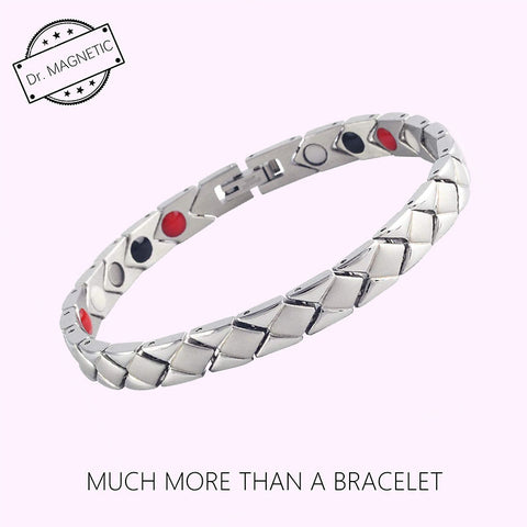 (Free Only Today) Dr. Magnetic DRM48 Bracelet - Stainless Steel - Women