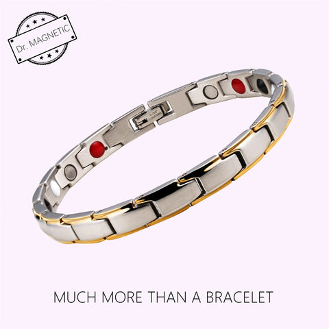 (Free Only Today) Dr. Magnetic DRM42 Bracelet - Stainless Steel - Women