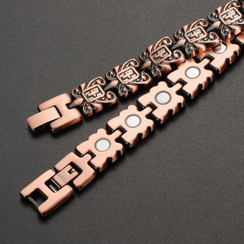 Dr. Magnetic DRM04 Bracelet - Red Copper - Men