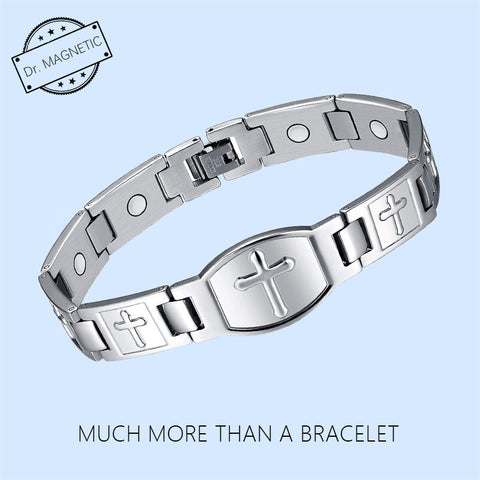 (Free Only Today) Dr. Magnetic DRM03 Bracelet - Stainless Steel | Copper - Men