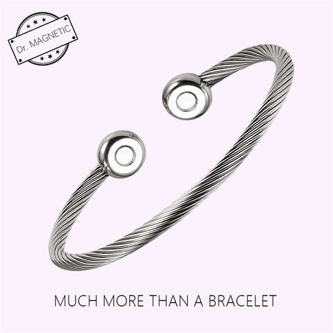 (Free Only Today) Dr. Magnetic DRM62 Bracelet - Stainless Steel - Women