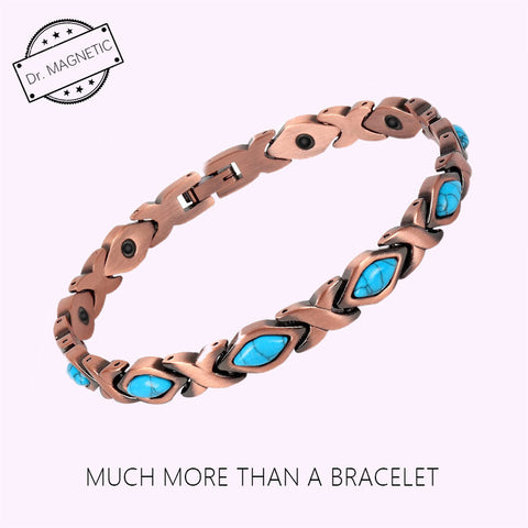 (Free Only Today) Dr. Magnetic DRM64 Bracelet - Red Copper- Women