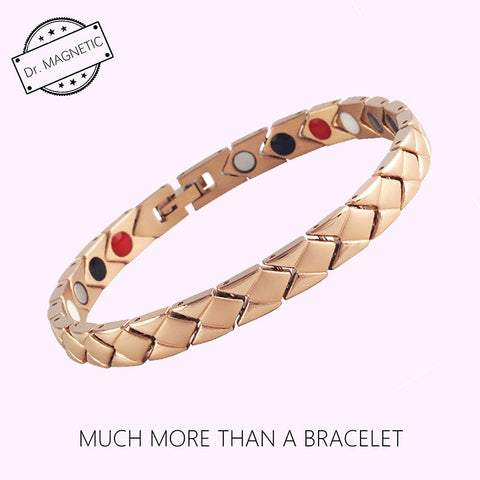 (Free Only Today) Dr. Magnetic DRM48 Bracelet - Stainless Steel - Women