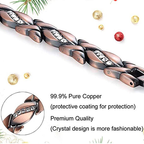 Dr. Magnetic DRM22 Bracelet - Red Copper - Women