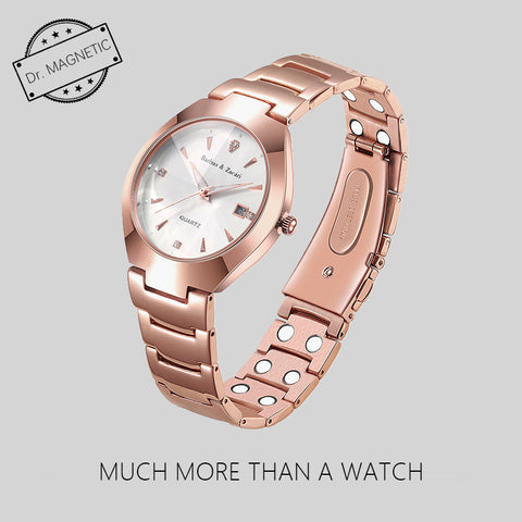 Dr. Magnetic DRM04 Watch - Stainless Steel - Rose Gold- Men