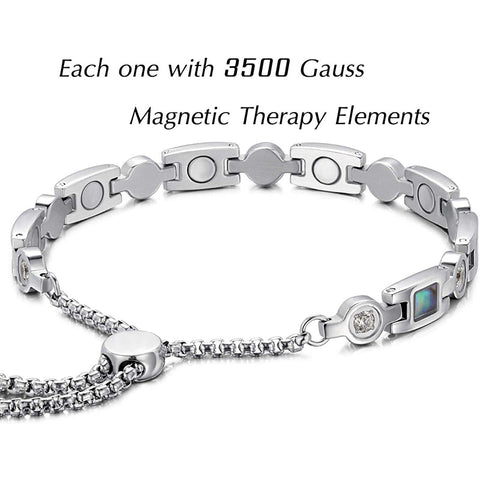 Dr. Magnetic DRM33 Bracelet - Stainless Steel - Women